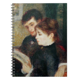 Pierre A Renoir Couple Reading Notebook