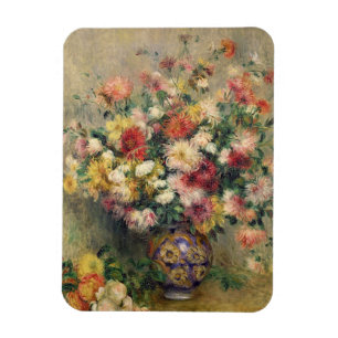 Pierre A Renoir Dahlias Magnet