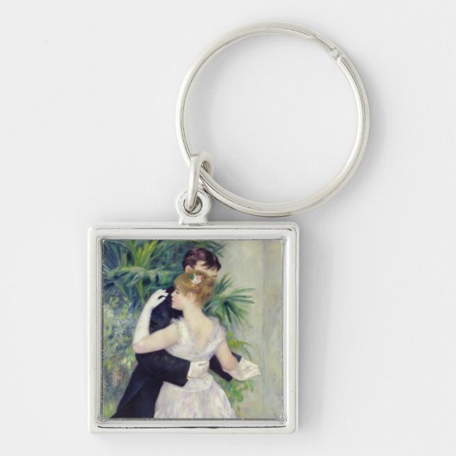 Pierre A Renoir | Dance in the City Key Ring (Front)