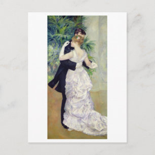 Pierre A Renoir Dance in the City Postcard