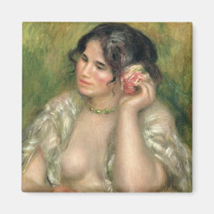 Pierre A Renoir Gabrielle with a Rose Magnet