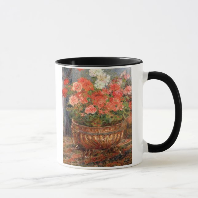 Pierre A Renoir | Geraniums in a Copper Basin Mug (Right)