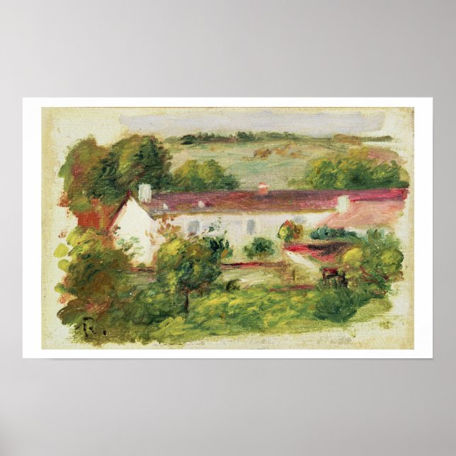 Pierre A Renoir | House at Essoyes Poster (Front)