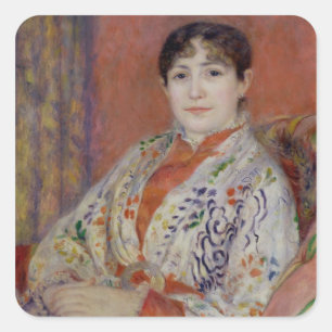 Pierre A Renoir   Madame Heriot Square Sticker