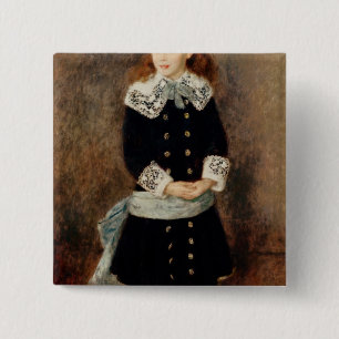 Pierre A Renoir Marthe Berard 15 Cm Square Badge