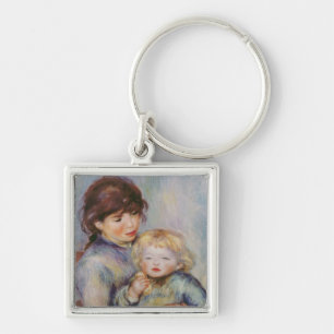 Pierre A Renoir Maternity, Child with a biscuit Key Ring