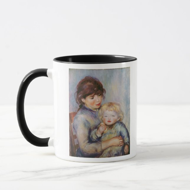 Pierre A Renoir | Maternity, Child with a biscuit Mug (Left)