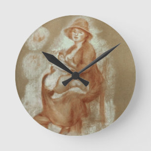 Pierre A Renoir   Maternity Round Clock