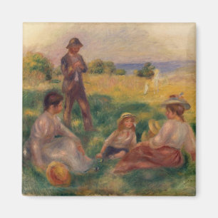 Pierre A Renoir   Party in the Country at Berneval Magnet