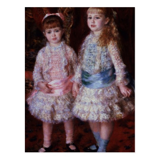 Pierre A Renoir | Pink and Blue Postcard