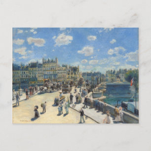 Pierre A Renoir Pont Neuf, Paris Postcard