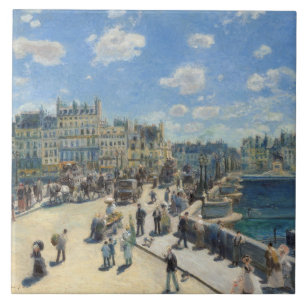 Pierre A Renoir Pont Neuf, Paris Tile