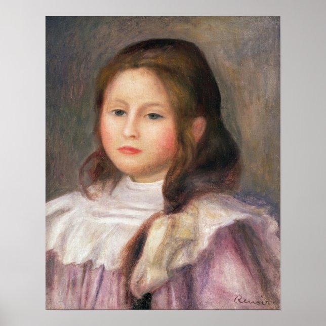 Pierre A Renoir | Portrait of a Child 2 Poster (Front)