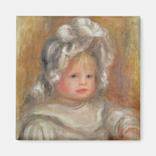 Pierre A Renoir Portrait of a Child Magnet