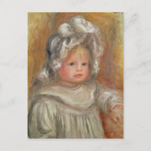 Pierre A Renoir Portrait of a Child Postcard