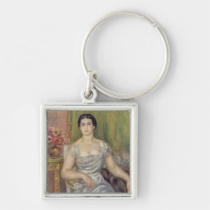 Pierre A Renoir   Portrait of A. Valliere-Merzbach Key Ring