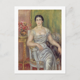 Pierre A Renoir Portrait of A. Valliere-Merzbach Postcard