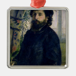 Pierre A Renoir Portrait of Claude Monet Metal Tree Decoration