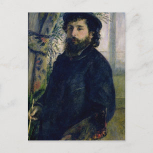 Pierre A Renoir Portrait of Claude Monet Postcard