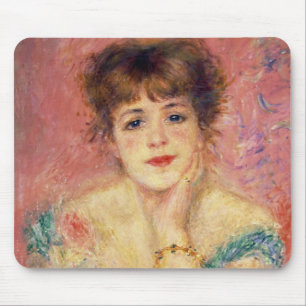 Pierre A Renoir Portrait of Jeanne Samary Mouse Pad