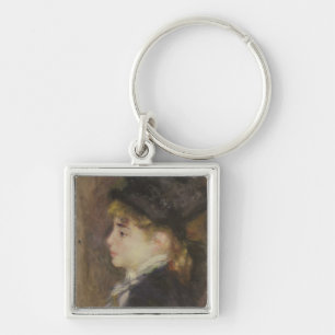 Pierre A Renoir Portrait of Margot Key Ring