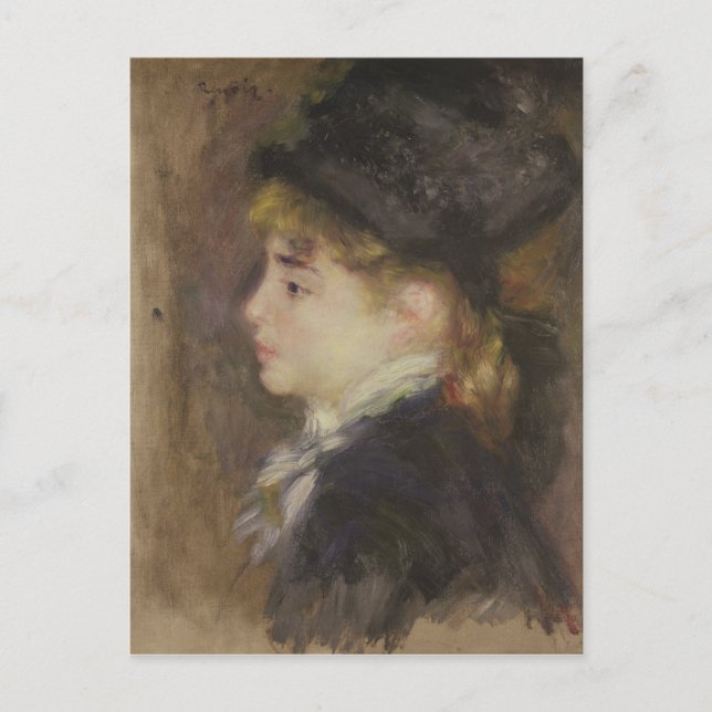 Pierre A Renoir | Portrait of Margot Postcard (Front)