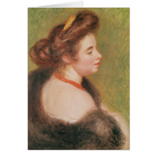 Pierre A Renoir Portrait of Mme. Maurice Denis