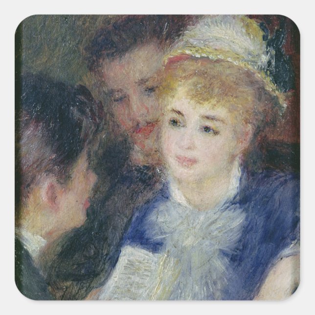 Pierre A Renoir | Reading the Role Square Sticker (Front)