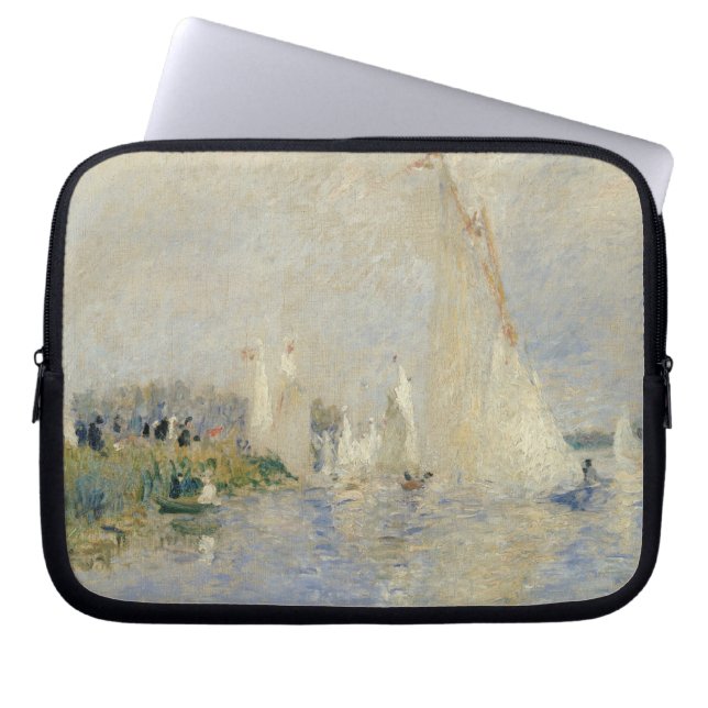 Pierre A Renoir | Regatta at Argenteuil Laptop Sleeve (Front)