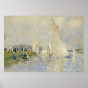 Pierre A Renoir Regatta at Argenteuil Poster