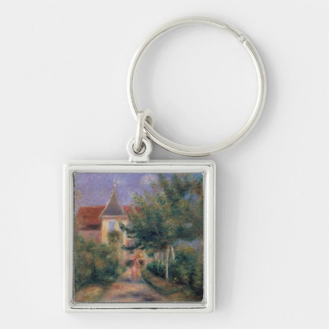 Pierre A Renoir | Renoir's house at Essoyes Key Ring (Front)