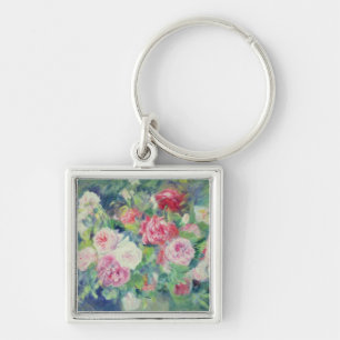 Pierre A Renoir   Roses 2 Key Ring