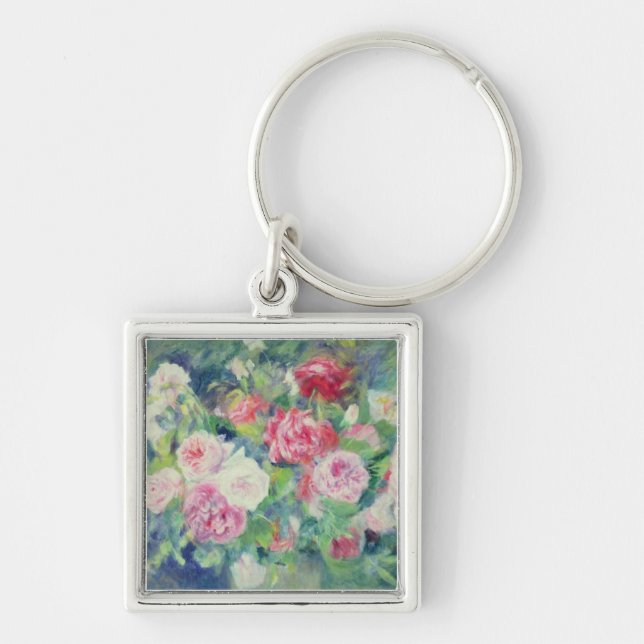 Pierre A Renoir | Roses 2 Key Ring (Front)