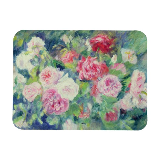 Pierre A Renoir | Roses 2 Magnet (Horizontal)