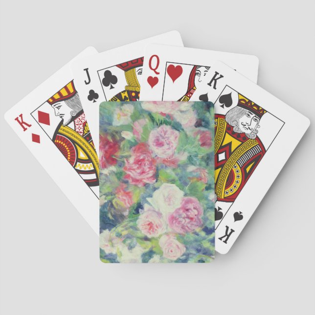 Pierre A Renoir | Roses 2 Playing Cards (Back)