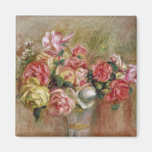 Pierre A Renoir Roses in a Sevres vase Magnet