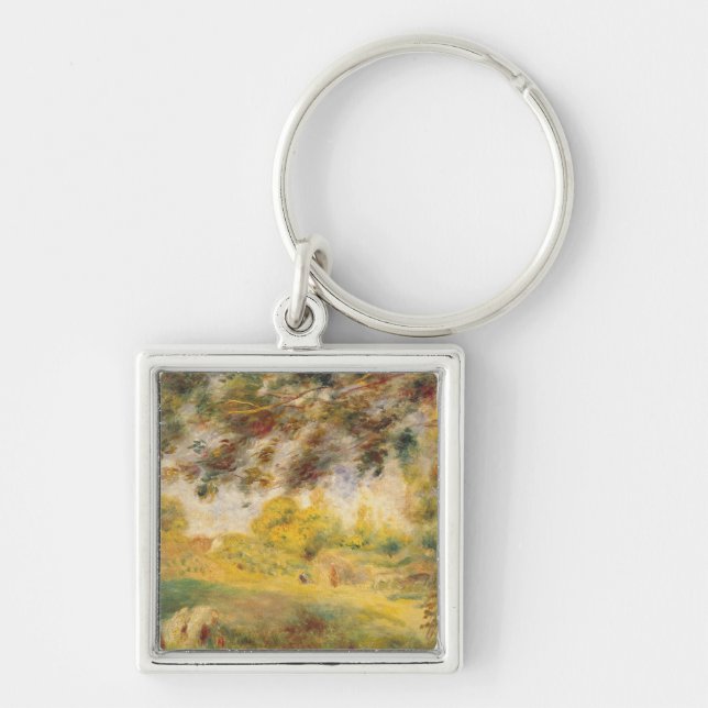 Pierre A Renoir | Spring Landscape Key Ring (Front)