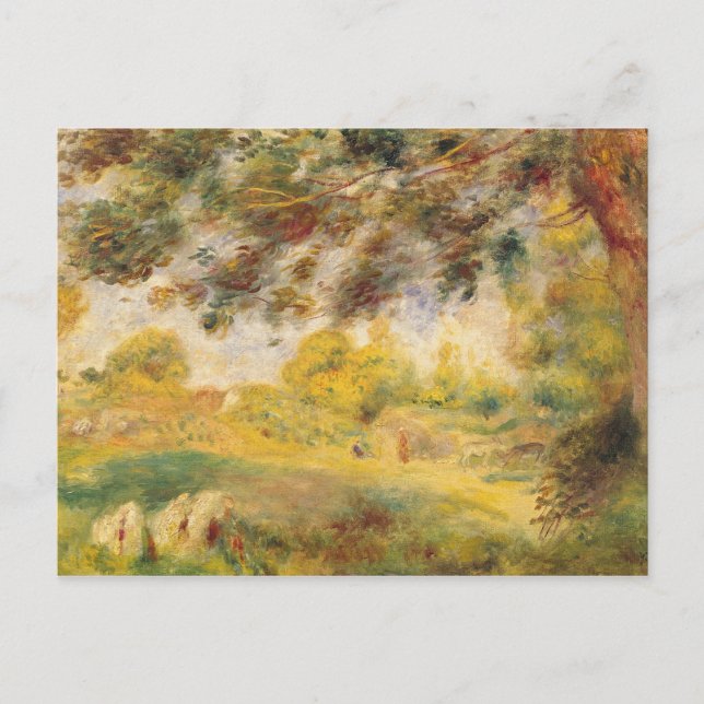 Pierre A Renoir | Spring Landscape Postcard (Front)