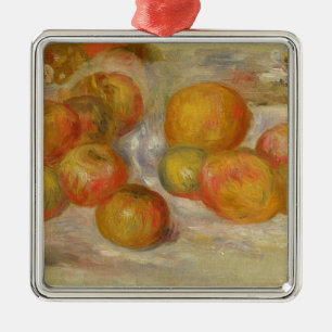 Pierre A Renoir   Still Life with Apples Metal Ornament