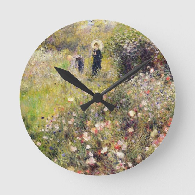 Pierre A Renoir | Summer Landscape Round Clock (Front)