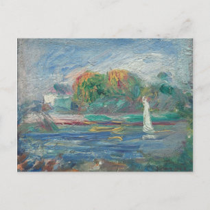 Pierre A Renoir   The Blue River Postcard