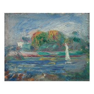 Pierre A Renoir   The Blue River Poster