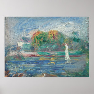 Pierre A Renoir   The Blue River Poster