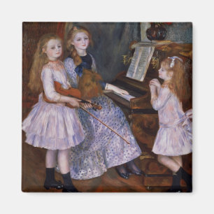 Pierre A Renoir The Daughters of Catulle Mendes Magnet