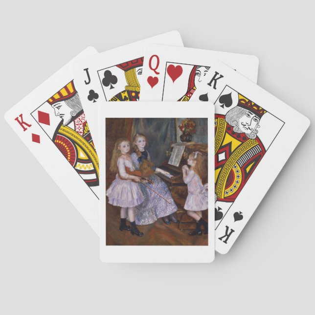 Pierre A Renoir | The Daughters of Catulle Mendes Playing Cards (Back)