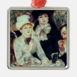 Pierre A Renoir The End of Luncheon Metal Ornament