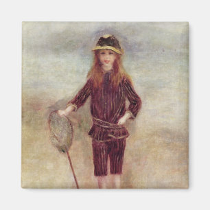 Pierre A Renoir The Little Fisherwoman Magnet