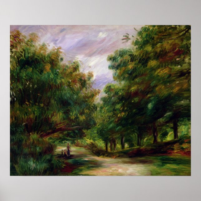 Pierre A Renoir | The Road near Cagnes Poster (Front)
