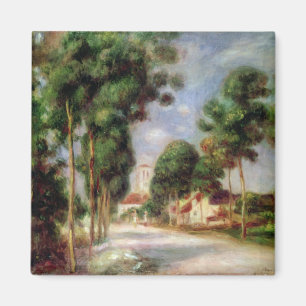 Pierre A Renoir The Road to Essoyes Magnet