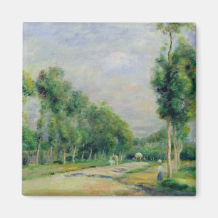 Pierre A Renoir The Road to Versailles Magnet